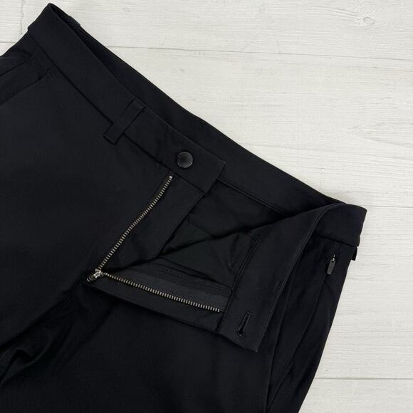 Lululemon Mens Commission Pant Slim Fit 32 x 27 Black Warpstreme Preppy 2022 - Picture 9 of 15
